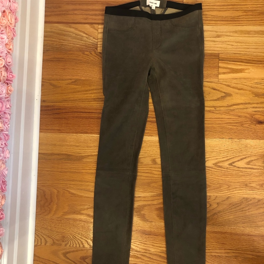 Helmet Lang leather pants